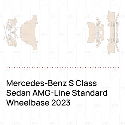 Pre-Cut PPF Mercedes-Benz S Class Sedan AMG-Line Standard Wheelbase 2023
