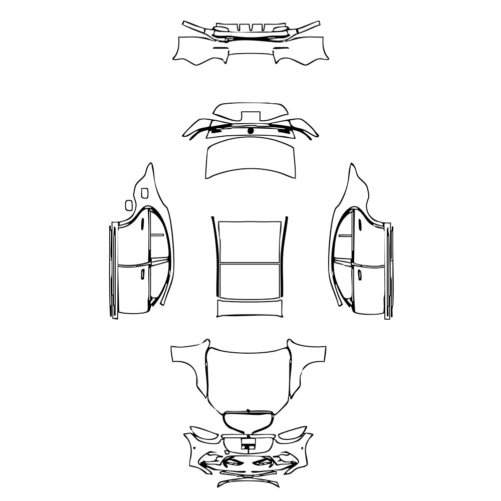 Pre-Cut PPF Mercedes-Benz S Class Sedan AMG Line Extended Wheelbase 2024 - PPF-Kits
