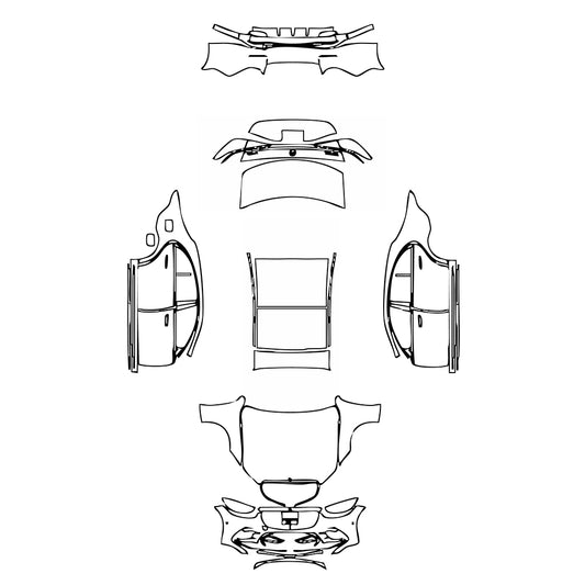 Pre-Cut PPF Mercedes-Benz S Class Sedan AMG Line Extended Wheelbase 2025 - PPF-Kits