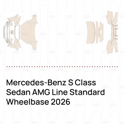 Pre-Cut PPF Mercedes-Benz S Class Sedan AMG Line Standard Wheelbase 2026