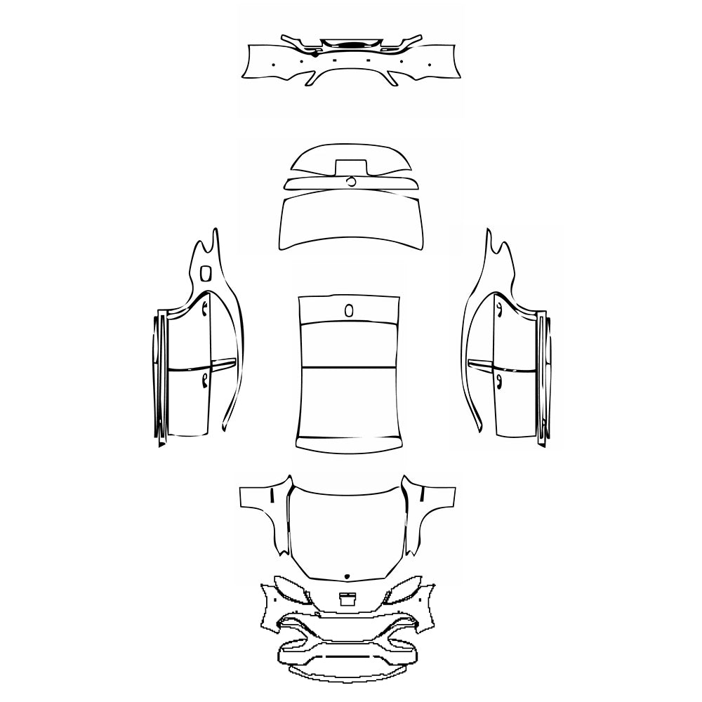 Pre-Cut PPF Mercedes-Benz S Class Sedan AMG S63 L 2019 - PPF-Kits