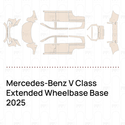 Pre-Cut PPF Mercedes-Benz V Class Extended Wheelbase Base 2025