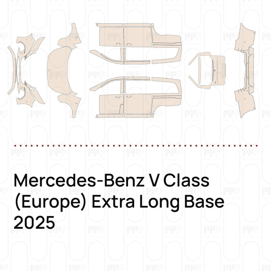Pre-Cut PPF Mercedes-Benz V Class (Europe) Extra Long Base 2025