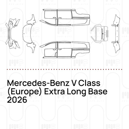 Pre-Cut PPF Mercedes-Benz V Class (Europe) Extra Long Base 2026