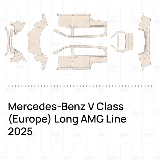 Pre-Cut PPF Mercedes-Benz V Class (Europe) Long AMG Line 2025