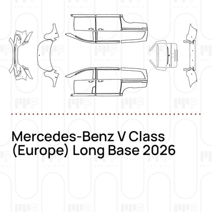 Pre-Cut PPF Mercedes-Benz V Class (Europe) Long Base 2026