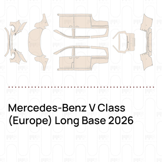 Pre-Cut PPF Mercedes-Benz V Class (Europe) Long Base 2026