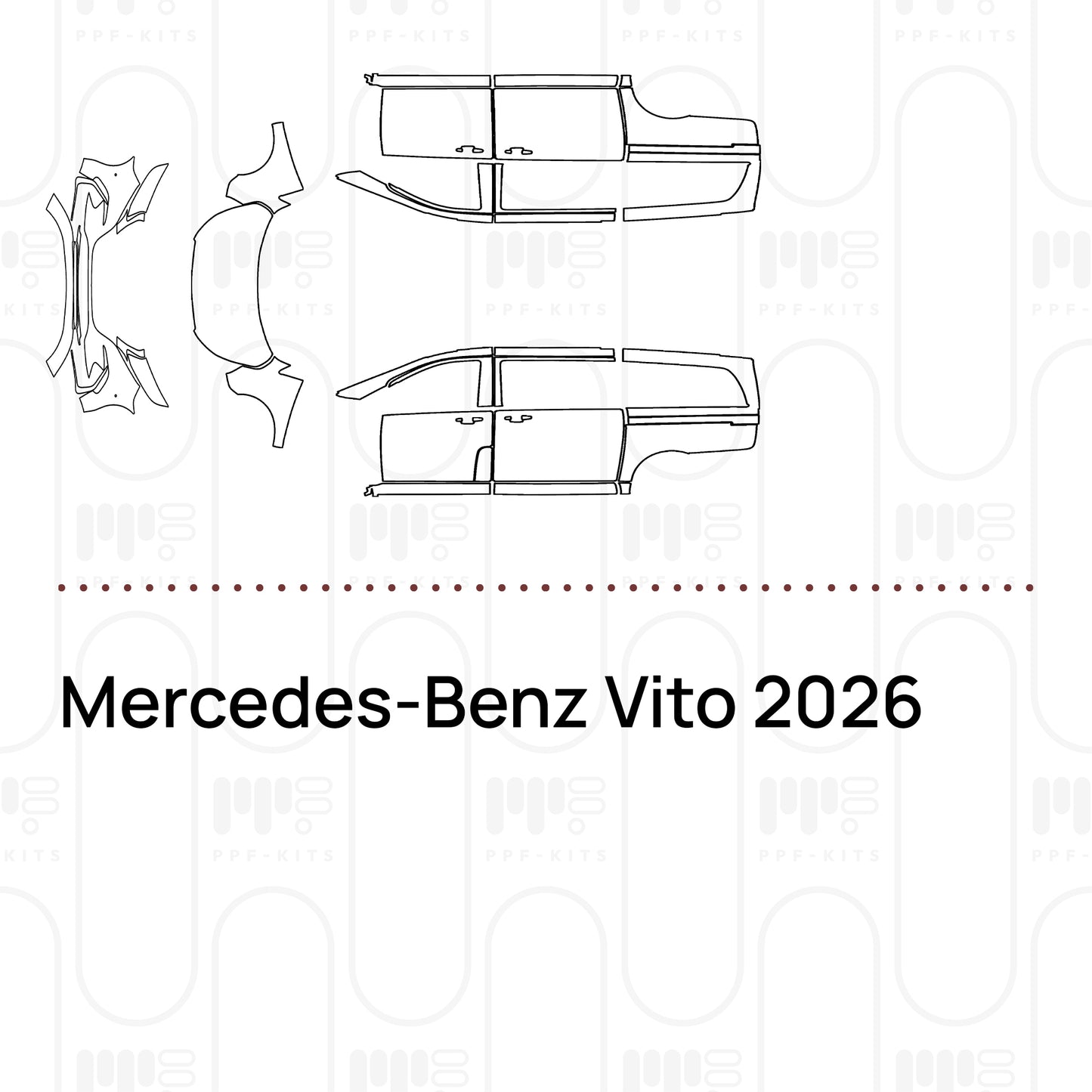 Pre-Cut PPF Mercedes-Benz Vito 2026