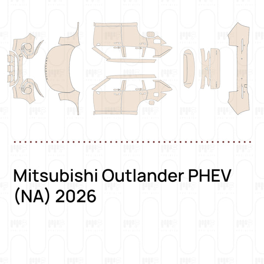 Pre-Cut PPF Mitsubishi Outlander PHEV (NA) 2026