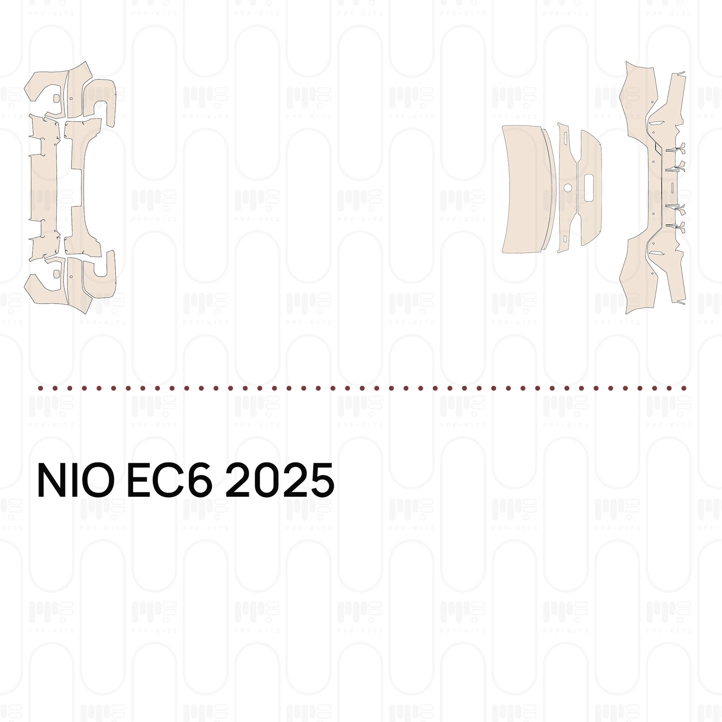Pre-Cut PPF NIO EC6 2025