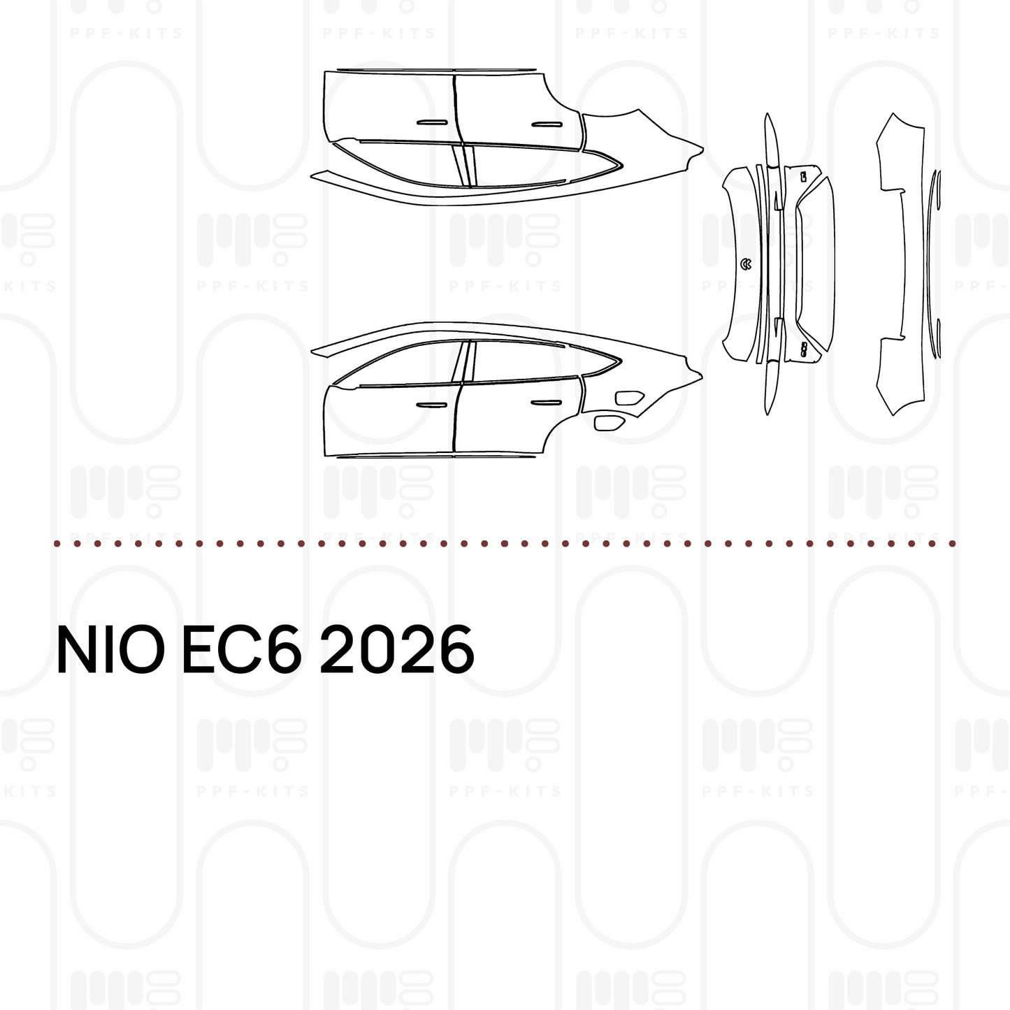 Pre-Cut PPF NIO EC6 2026