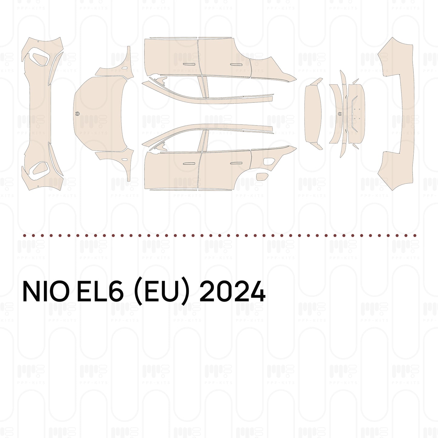 Pre-Cut PPF NIO EL6 (EU) 2024