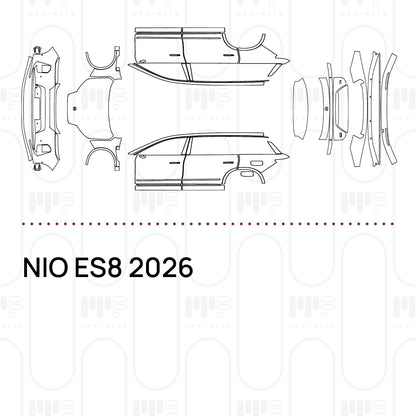 Pre-Cut PPF NIO ES8 2026