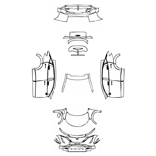 Pre-Cut PPF Nissan Ariya (US) Empower+ 2023 - PPF-Kits
