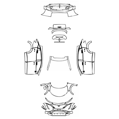 Pre-Cut PPF Nissan Ariya (US) Platinum+ 2025 - PPF-Kits