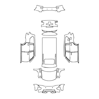 Pre-Cut PPF Nissan Armada (US) Base 2018 - PPF-Kits