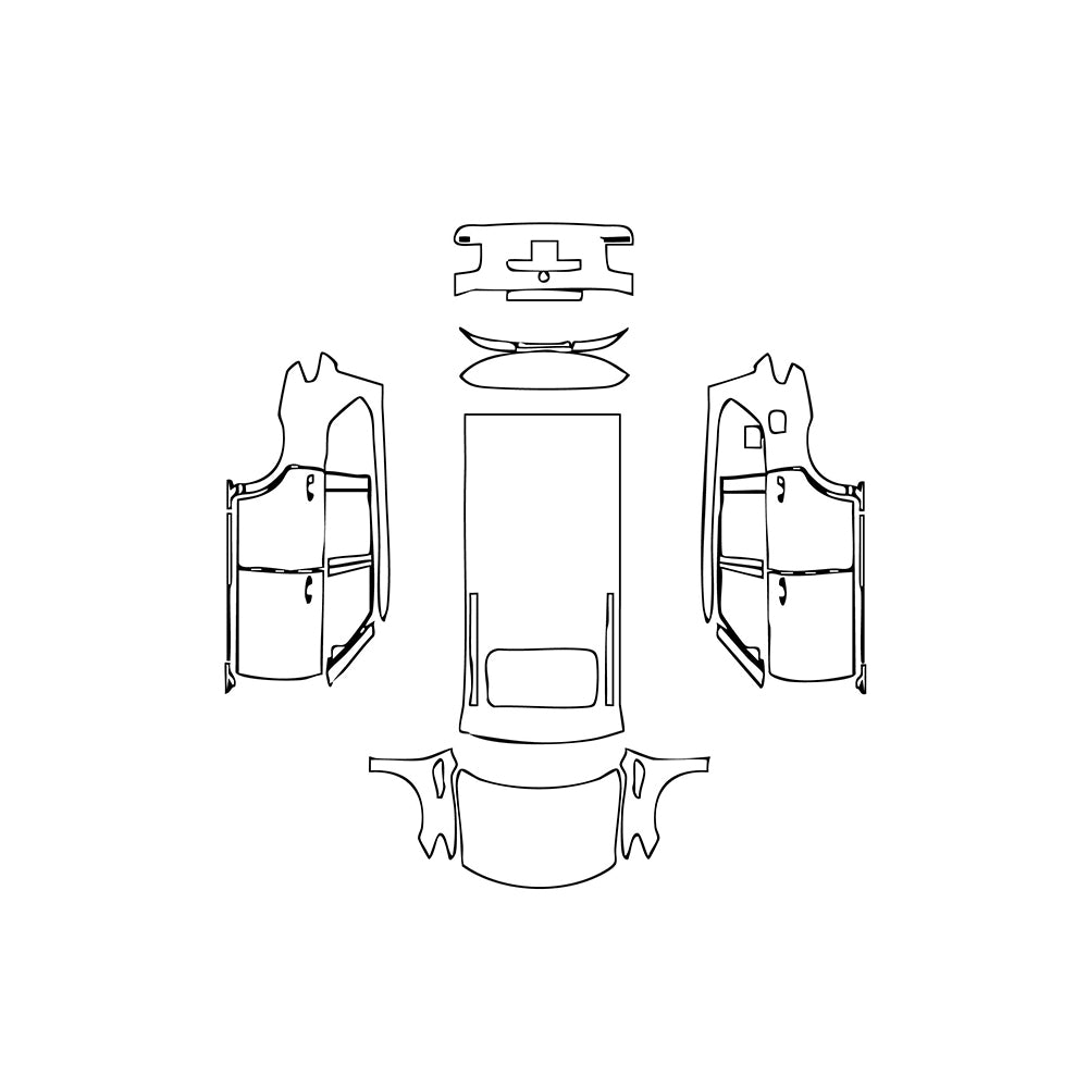 Pre-Cut PPF Nissan Armada (US) Luxury 2018 - PPF-Kits