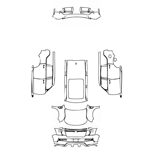Pre-Cut PPF Nissan Armada (US) Platinum Reserve 2025 - PPF-Kits