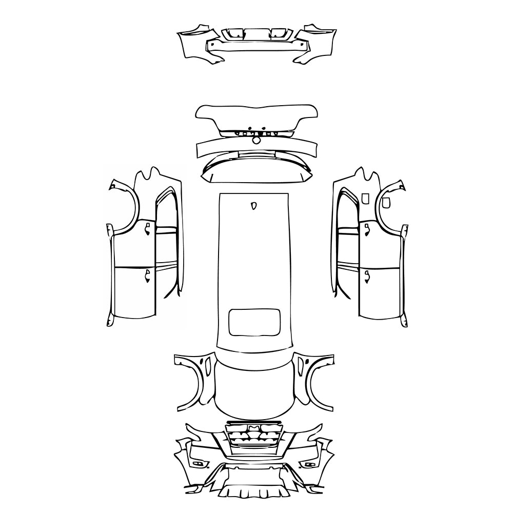 Pre-Cut PPF Nissan Armada (US) SL 2022 - PPF-Kits