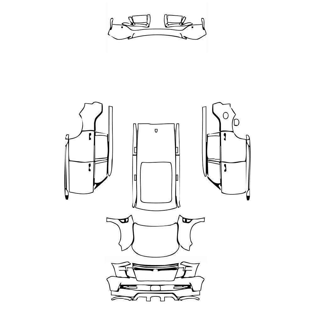 Pre-Cut PPF Nissan Armada (US) SL 2025 - PPF-Kits