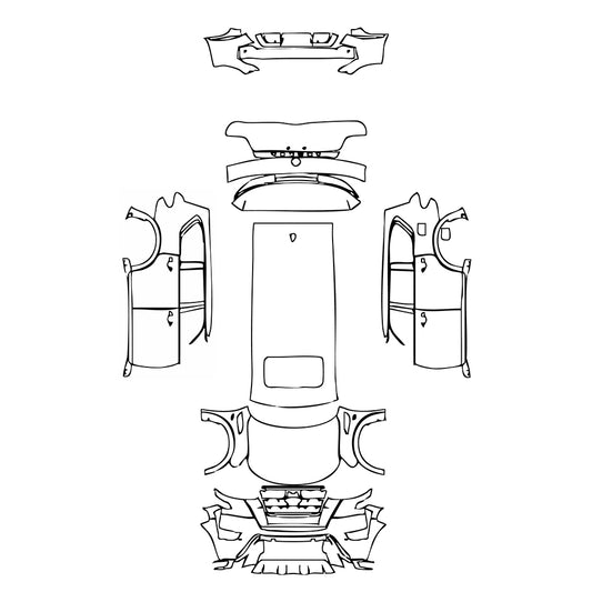 Pre-Cut PPF Nissan Armada (US) SV 2023 - PPF-Kits