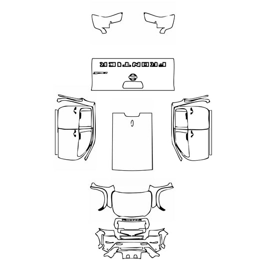 Pre-Cut PPF Nissan Frontier Crew Cab Pro-4X 2022 - PPF-Kits