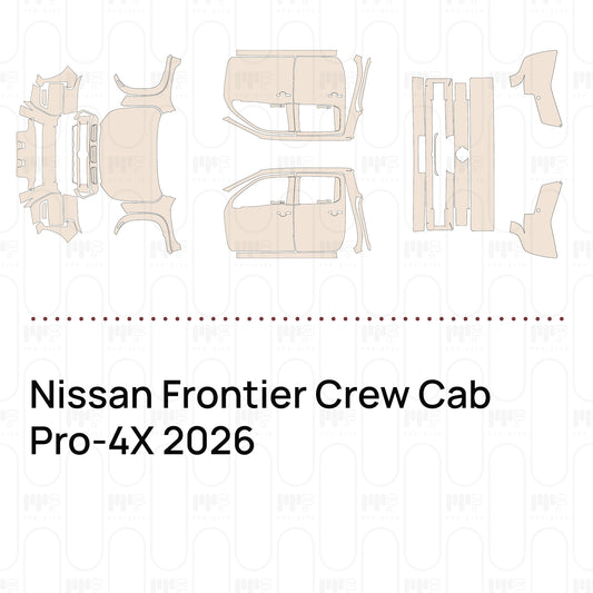 Pre-Cut PPF Nissan Frontier Crew Cab Pro-4X 2026