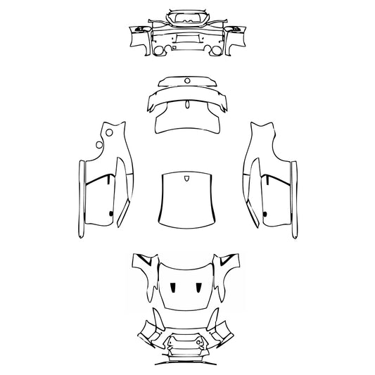 Pre-Cut PPF Nissan GT-R Base 2018 - PPF-Kits