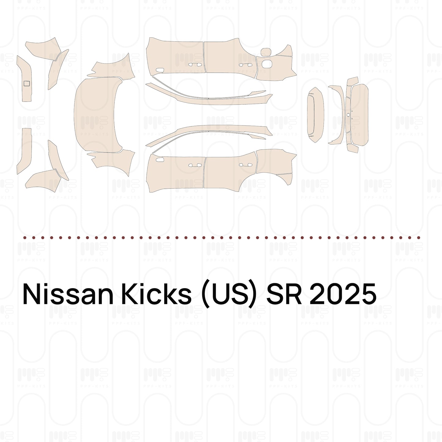 Pre-Cut PPF Nissan Kicks (US) SR 2025