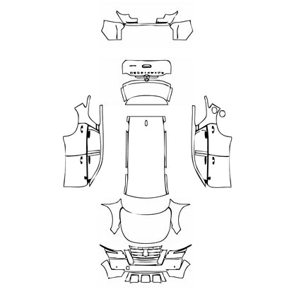 Pre-Cut PPF Nissan Pathfinder SL 2023 - PPF-Kits