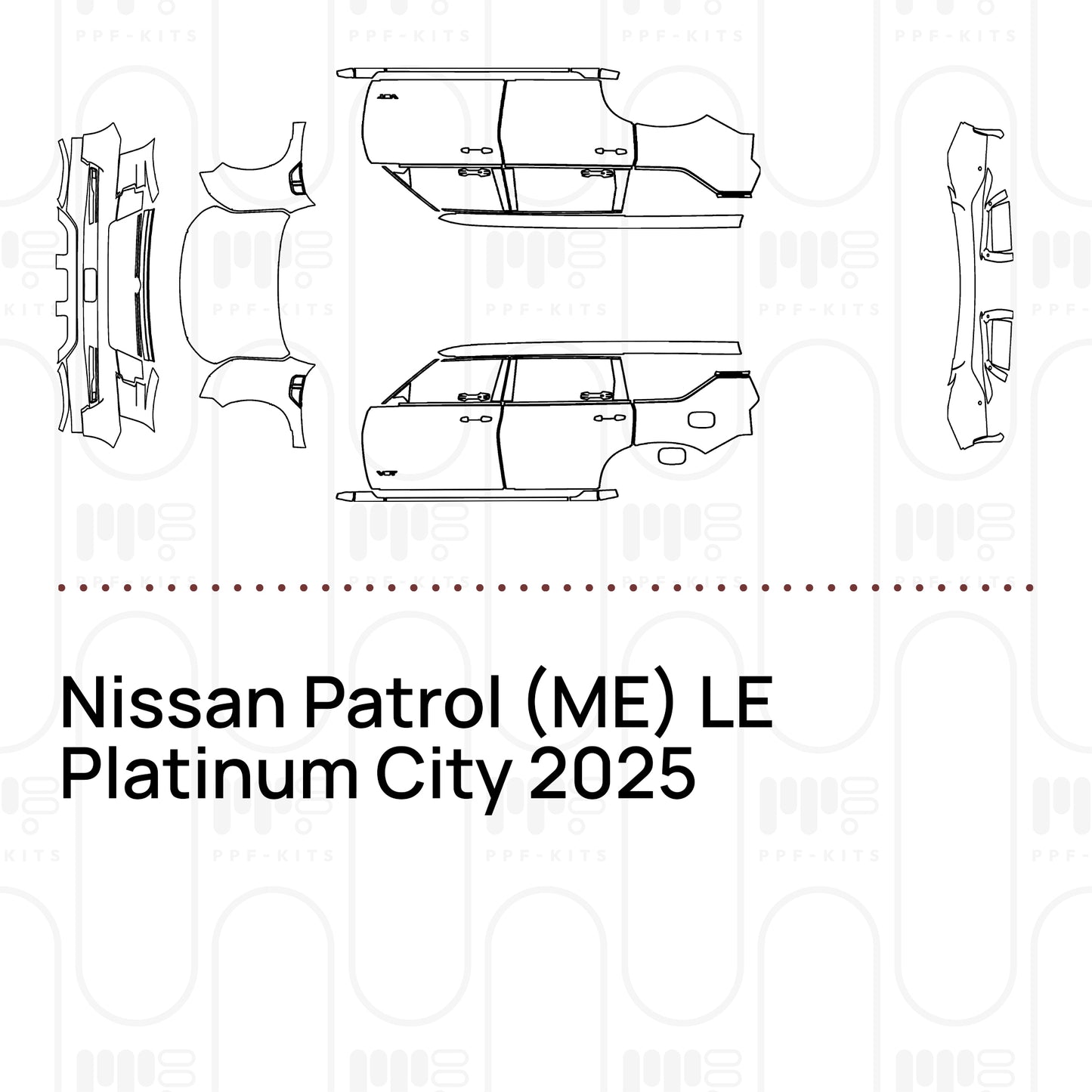 Pre-Cut PPF Nissan Patrol (ME) LE Platinum City 2025