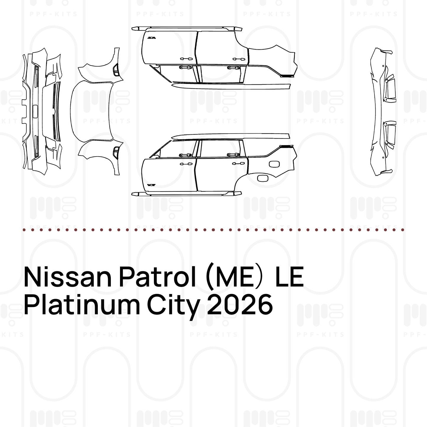 Pre-Cut PPF Nissan Patrol (ME) LE Platinum City 2026