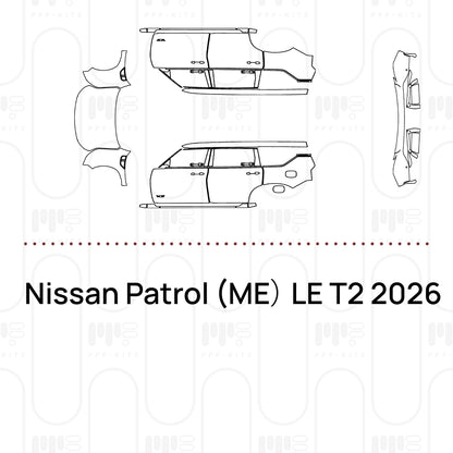 Pre-Cut PPF Nissan Patrol (ME) LE T2 2026