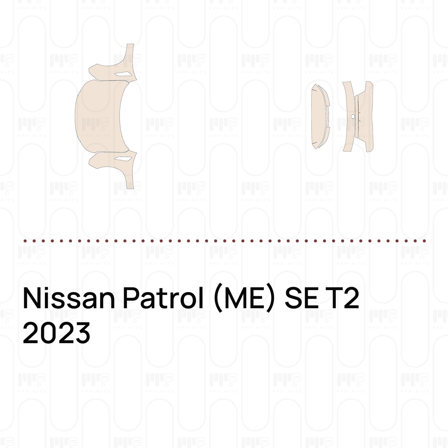 Pre-Cut PPF Nissan Patrol (ME) SE T2 2023