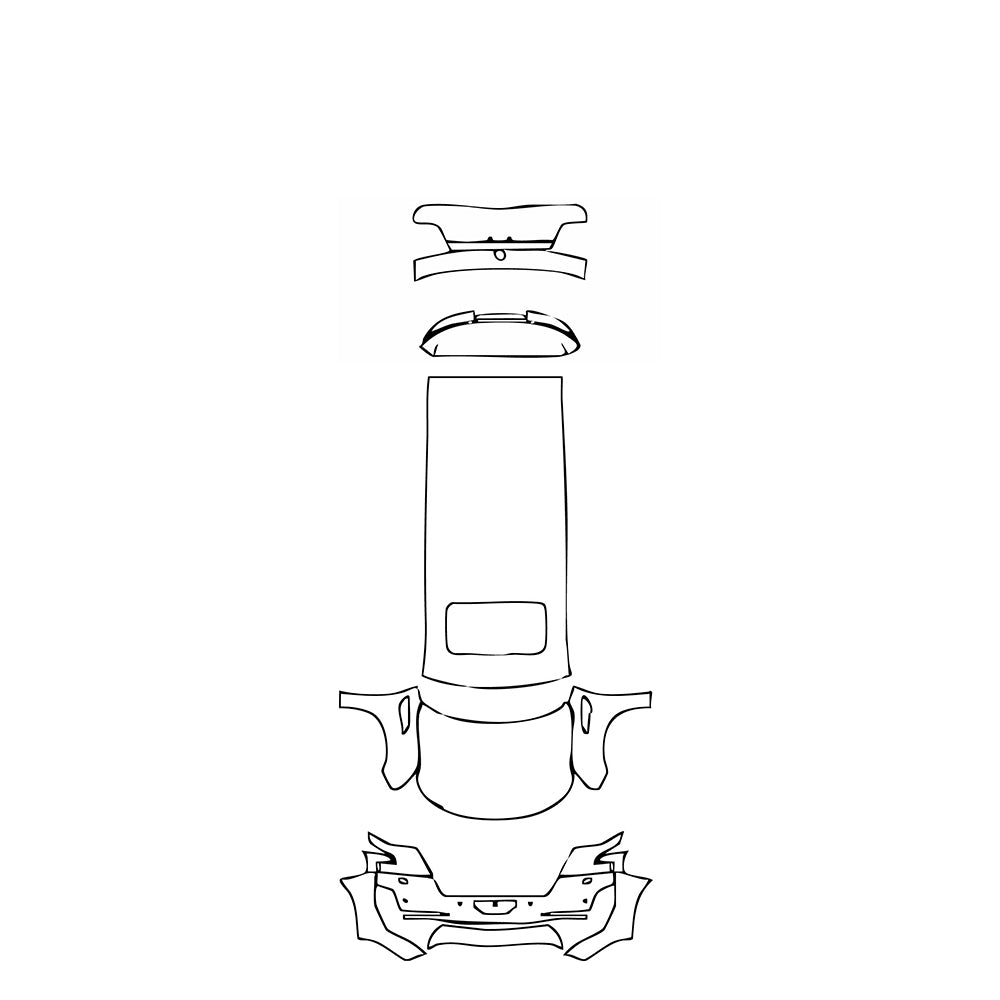 Pre-Cut PPF Nissan Patrol (ME） SE Titanium 2021 - PPF-Kits