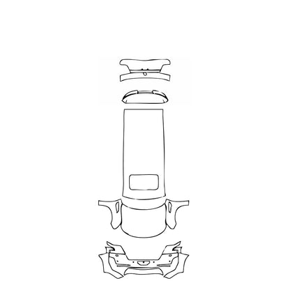 Pre-Cut PPF Nissan Patrol (ME） SE Titanium 2023 - PPF-Kits