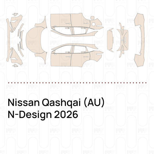 Pre-Cut PPF Nissan Qashqai (AU) N-Design 2026
