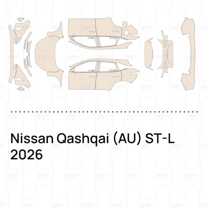Pre-Cut PPF Nissan Qashqai (AU) ST-L 2026