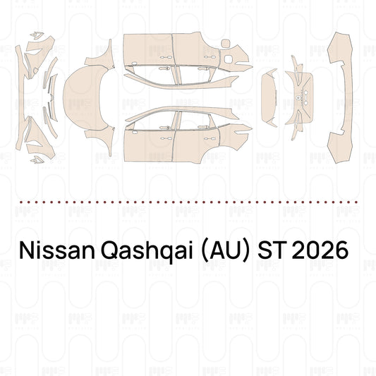Pre-Cut PPF Nissan Qashqai (AU) ST 2026