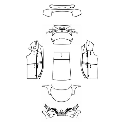Pre-Cut PPF Nissan Qashqai (EU) Tekna+ 2023 - PPF-Kits