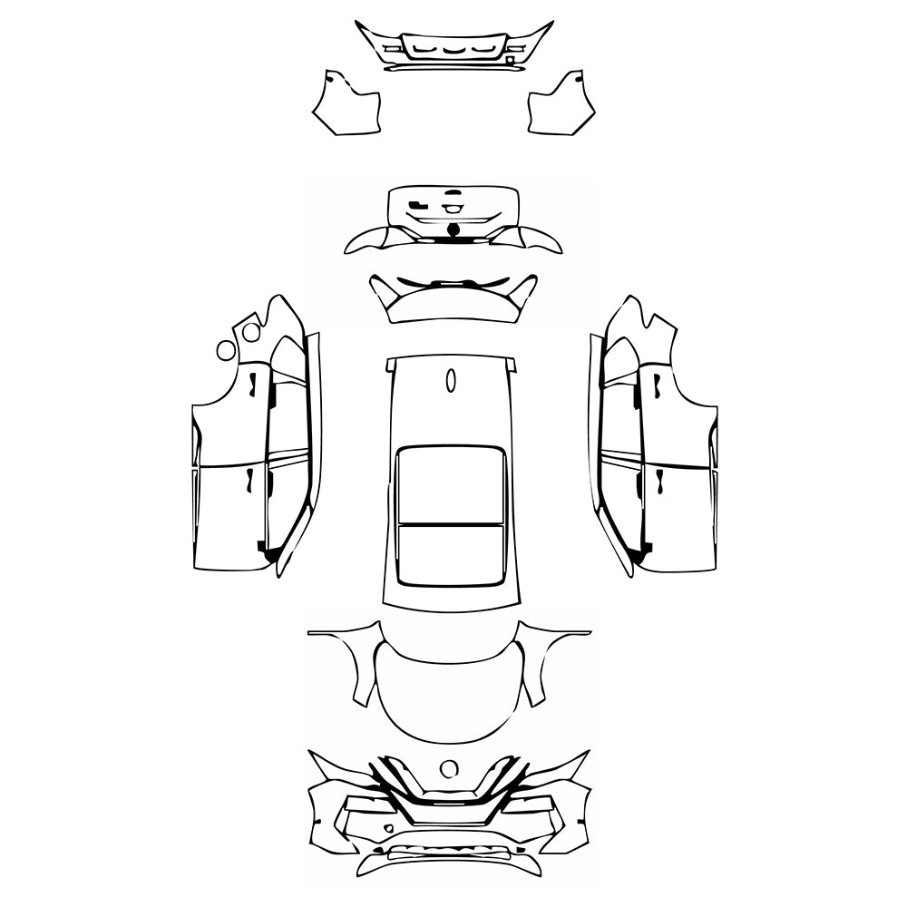 Pre-Cut PPF Nissan Rogue Platinum 2021 - PPF-Kits