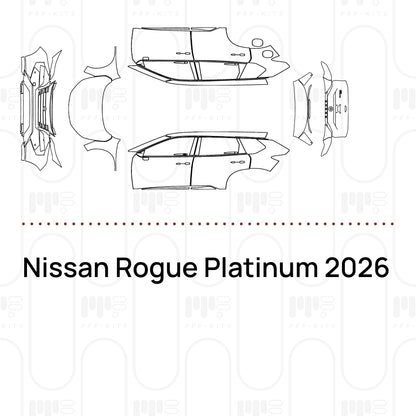 Pre-Cut PPF Nissan Rogue Platinum 2026