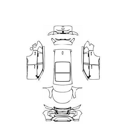 Pre-Cut PPF Nissan Rogue SL 2024 - PPF-Kits