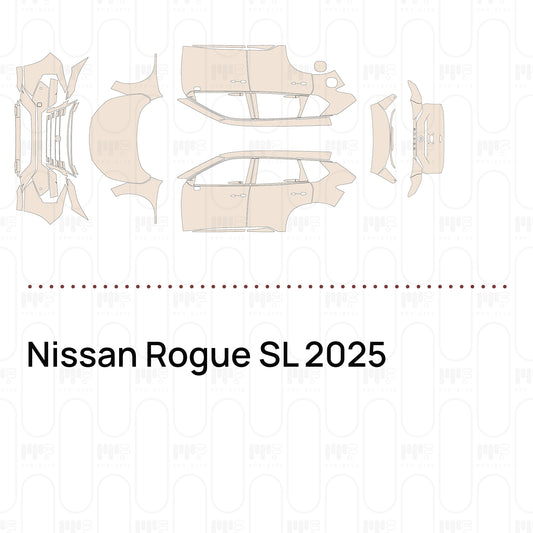 Pre-Cut PPF Nissan Rogue SL 2025