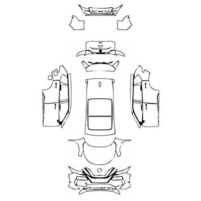 Pre-Cut PPF Nissan Rogue S 2021 - PPF-Kits
