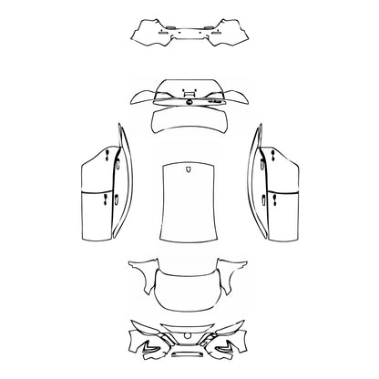 Pre-Cut PPF Nissan Sentra (US) SR 2020 - PPF-Kits