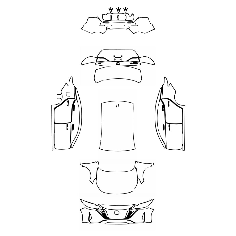 Pre-Cut PPF Nissan Sentra (US) SV 2024 - PPF-Kits