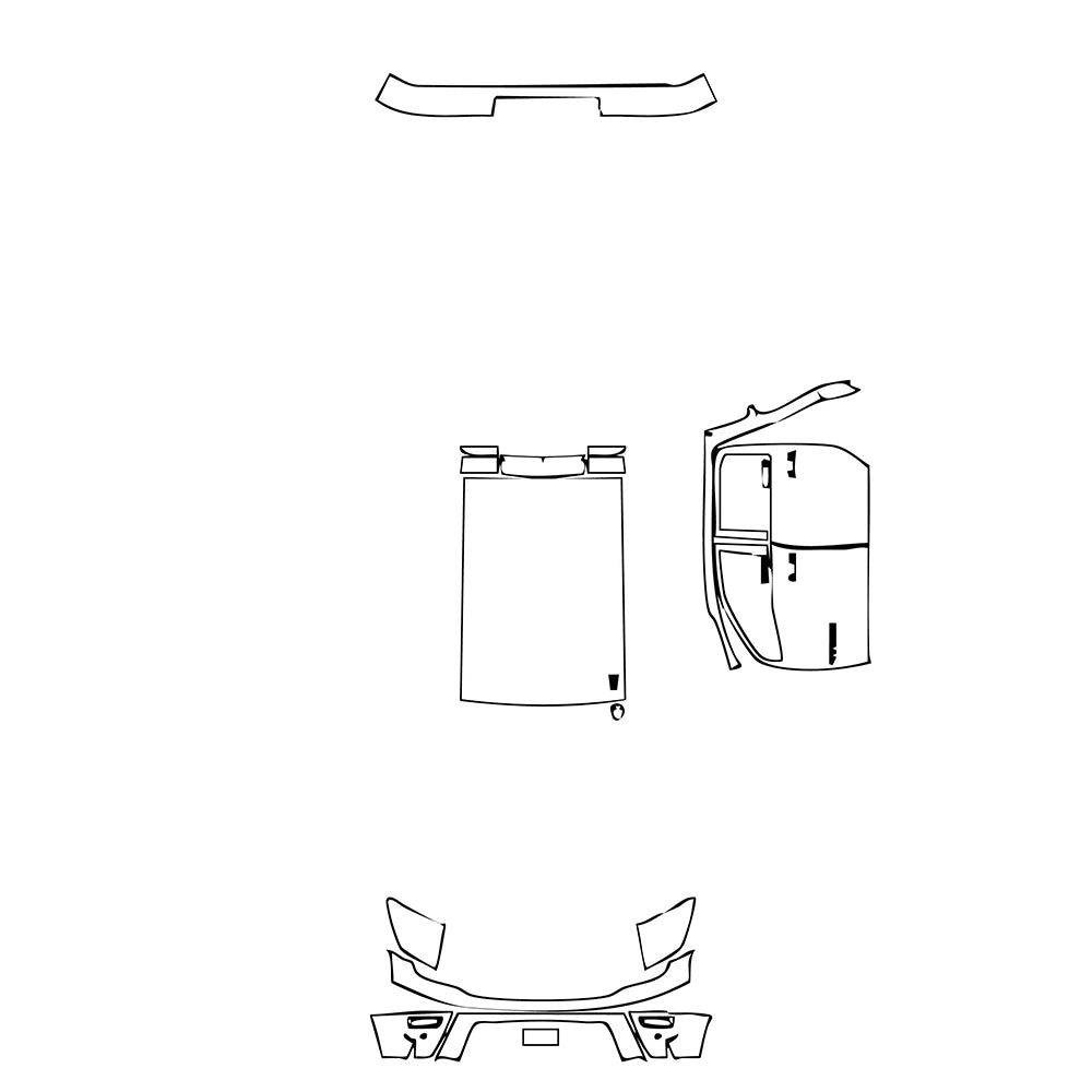 Pre-Cut PPF Nissan Titan Crew Cab S 2023 - PPF-Kits