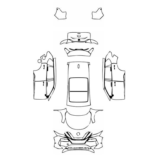 Pre-Cut PPF Nissan X-Trail 2021 - PPF-Kits