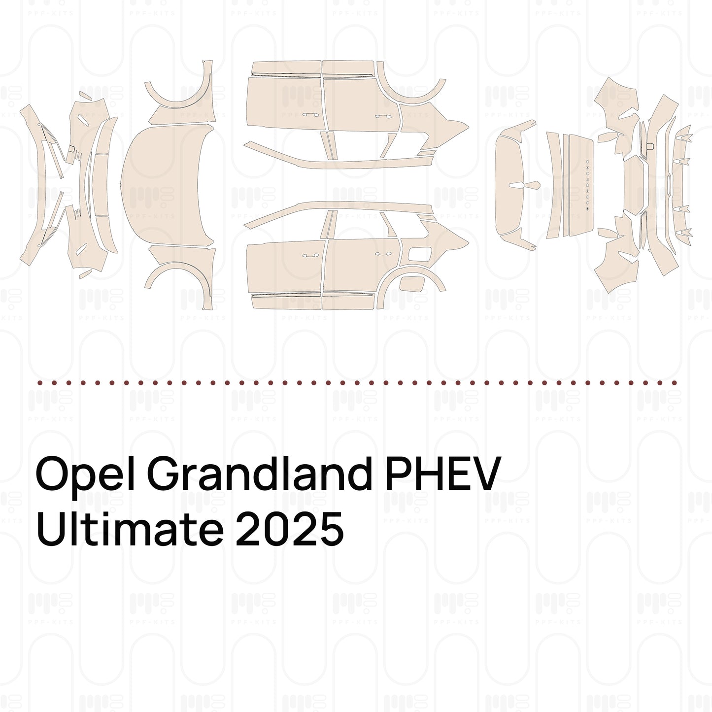 Pre-Cut PPF Opel Grandland PHEV Ultimate 2025
